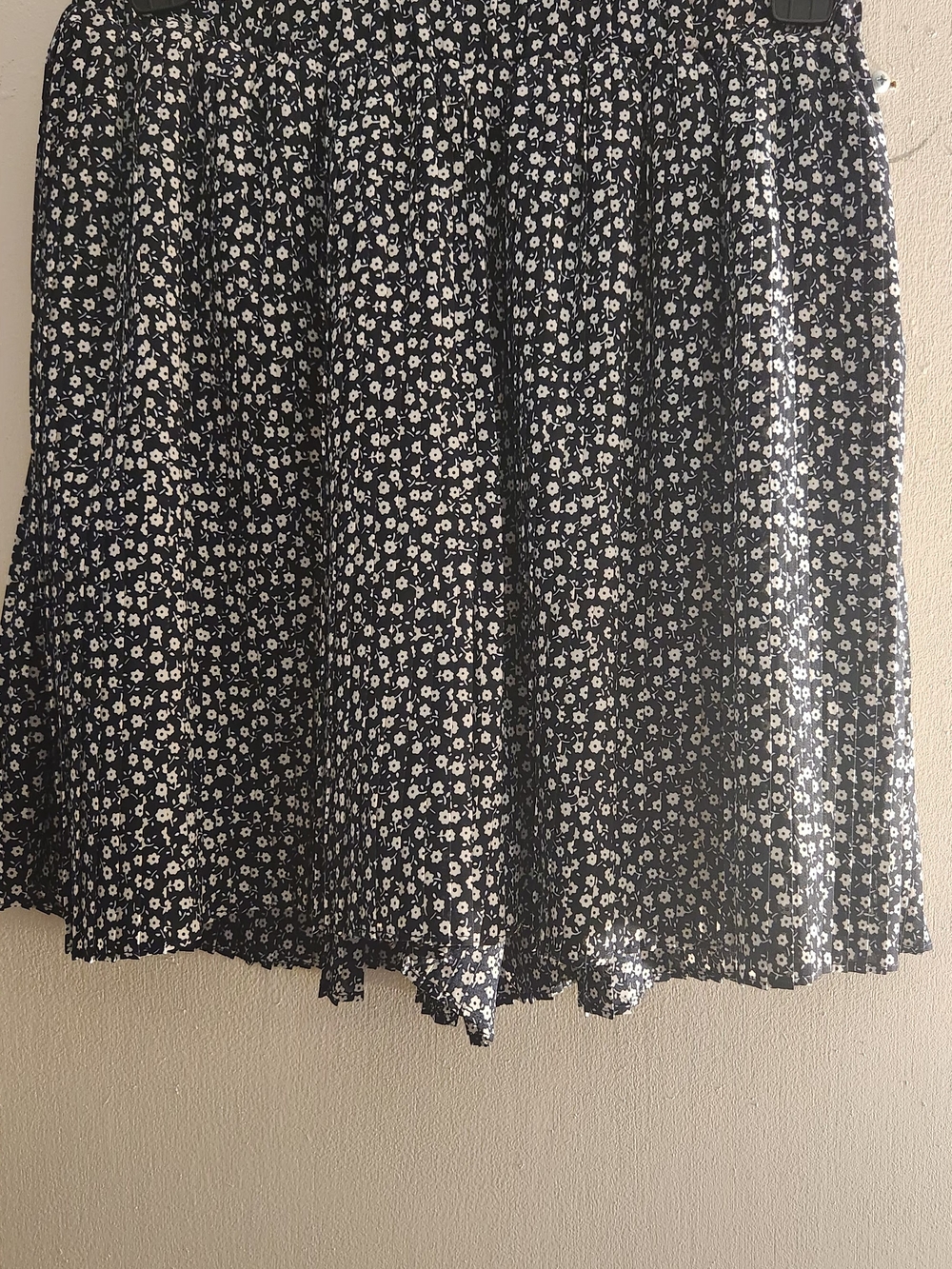 Black Floral A-Line Skort - Women's
